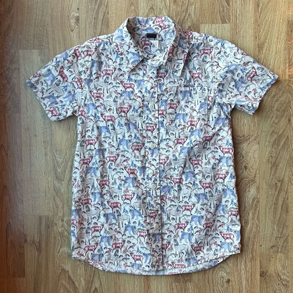 Tea Collection Animal Shirt Boys 8